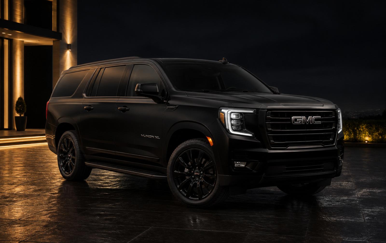 Black GMC Yukon XL luxury SUV
